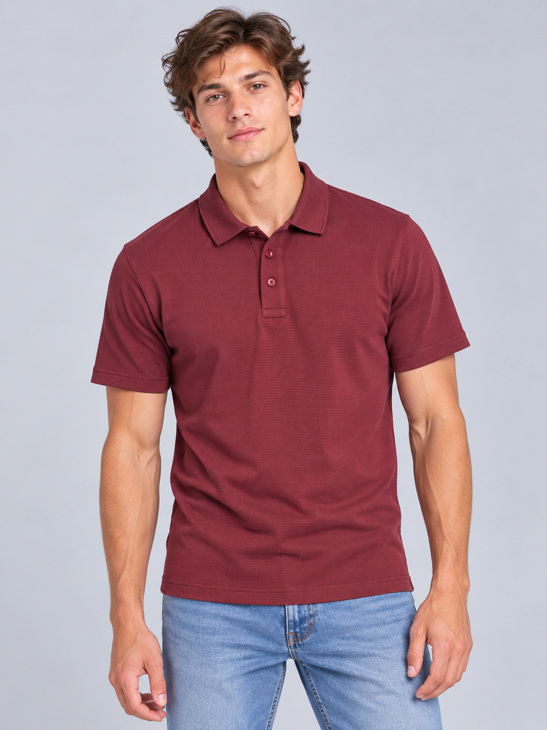 Camiseta Polo Aero Guys Polo Other Pomegranate 1599
