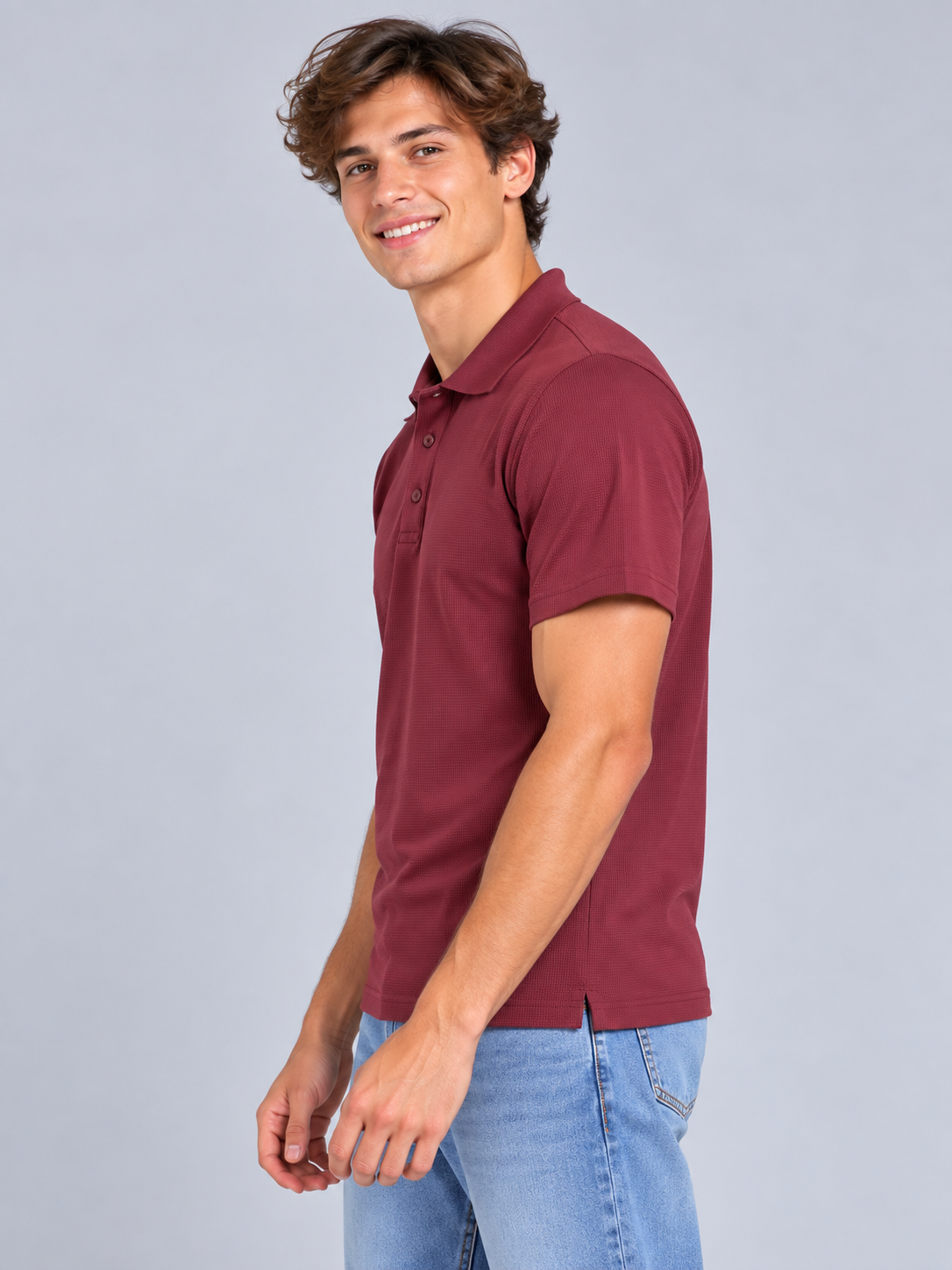 Camiseta Polo Aero Guys Polo Other Pomegranate 1599