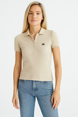 Camiseta Polo Para Mujer Aero Solid Polo Egret 4164