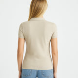 Camiseta Polo Para Mujer Aero Solid Polo Egret 4164
