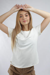 Camiseta Para Mujer Aero Girls Solid SS Birch 4204