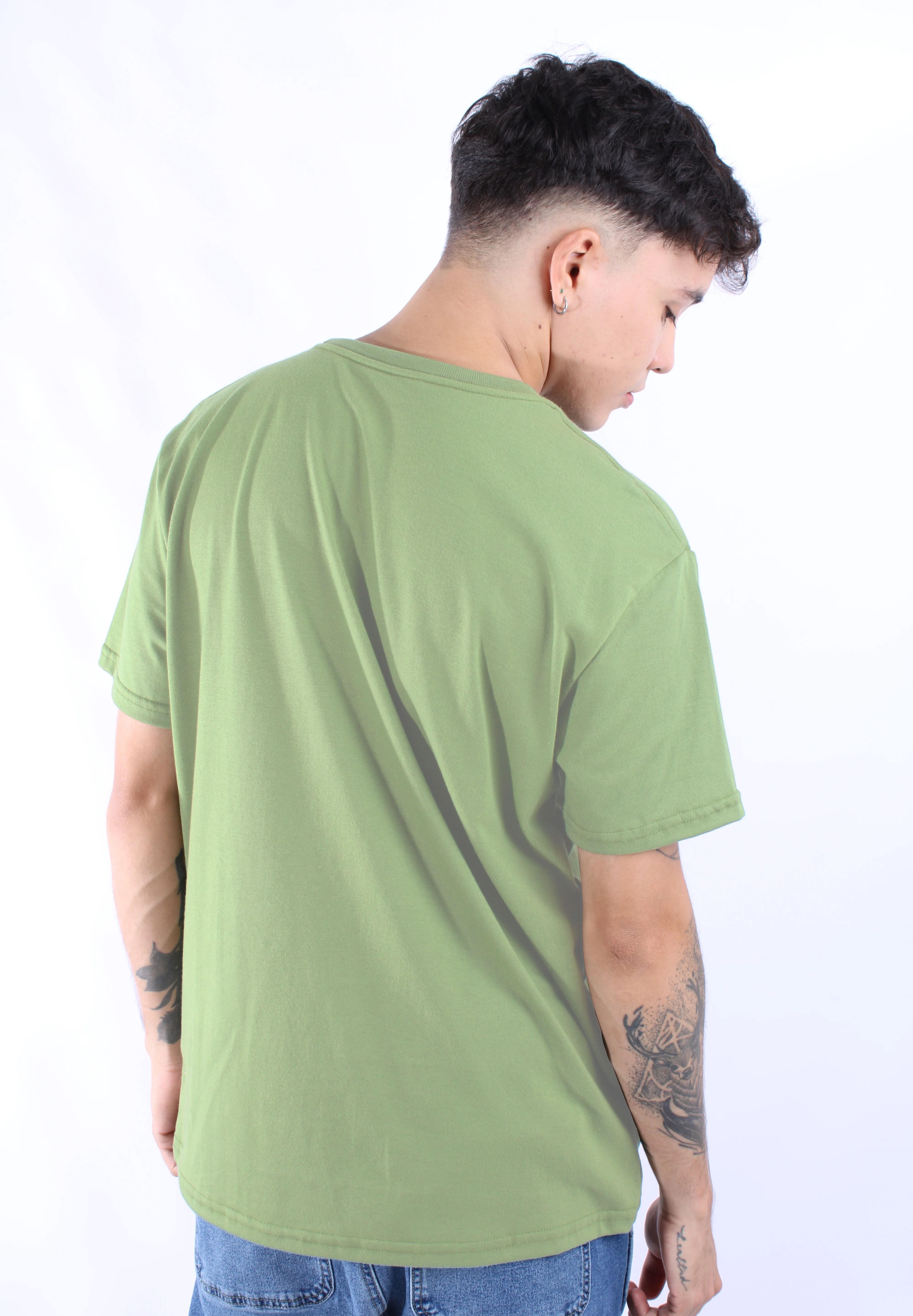 Camiseta Básica Para Hombre Aero Guys SS Tees Green Turquoise 4240