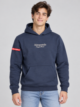Buzo Para Hombre Aero Guys Popover Hoodies Cadet Navy 3833
