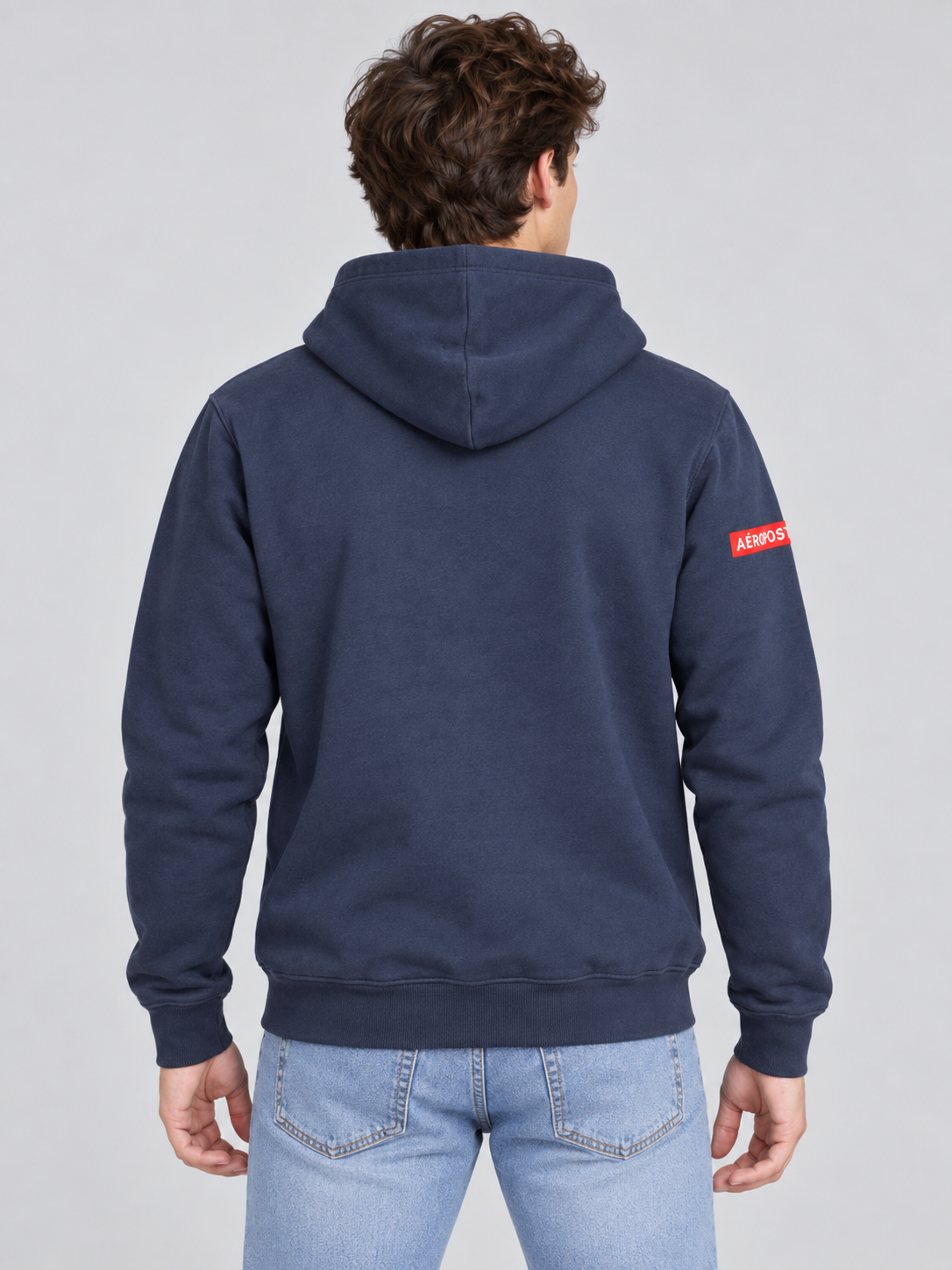 Buzo Para Hombre Aero Guys Popover Hoodies Cadet Navy 3833