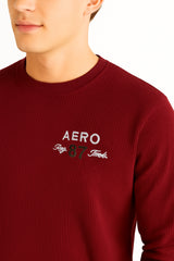 Buzo Para Hombre Aero Guys LS Other Earth Red 4413