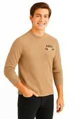 Buzo Para Hombre Aero Guys LS Other Irish Cream 4413