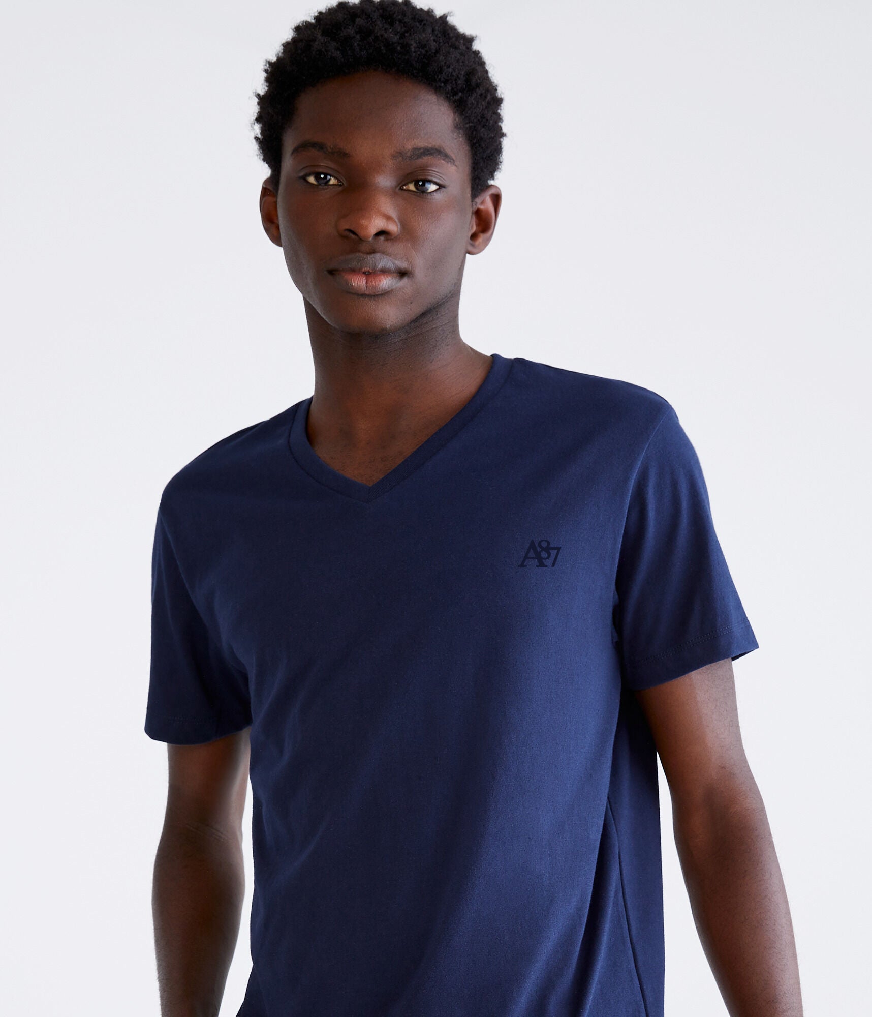Camiseta Para Hombre Aero Guys SS Tees Cadet Navy 4440