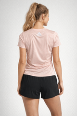 Camiseta para Mujer Aero Active SS Tees Primrose Pink UPF50 1047 (Protección Uv y Secado rápido)
