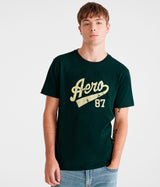 Camiseta Para Hombre Aero Level 1 Graphic Tees Silver Pine 4615