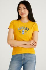 Camiseta Para Mujer Aero Graphic Level 2 Bright Gold 4757