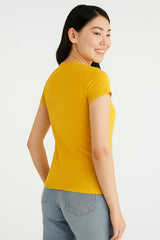 Camiseta Para Mujer Aero Graphic Level 2 Bright Gold 4757