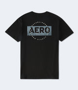 Camiseta Para Hombre Aero Level 2 Graphic Tees Dark Black 4803