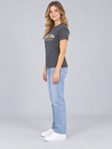 Camiseta Para Mujer Aero Graphic Level 2 Charcoal Heather Grey 7351