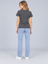 Camiseta Para Mujer Aero Graphic Level 2 Charcoal Heather Grey 7351