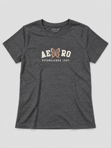 Camiseta Para Mujer Aero Graphic Level 2 Charcoal Heather Grey 7351
