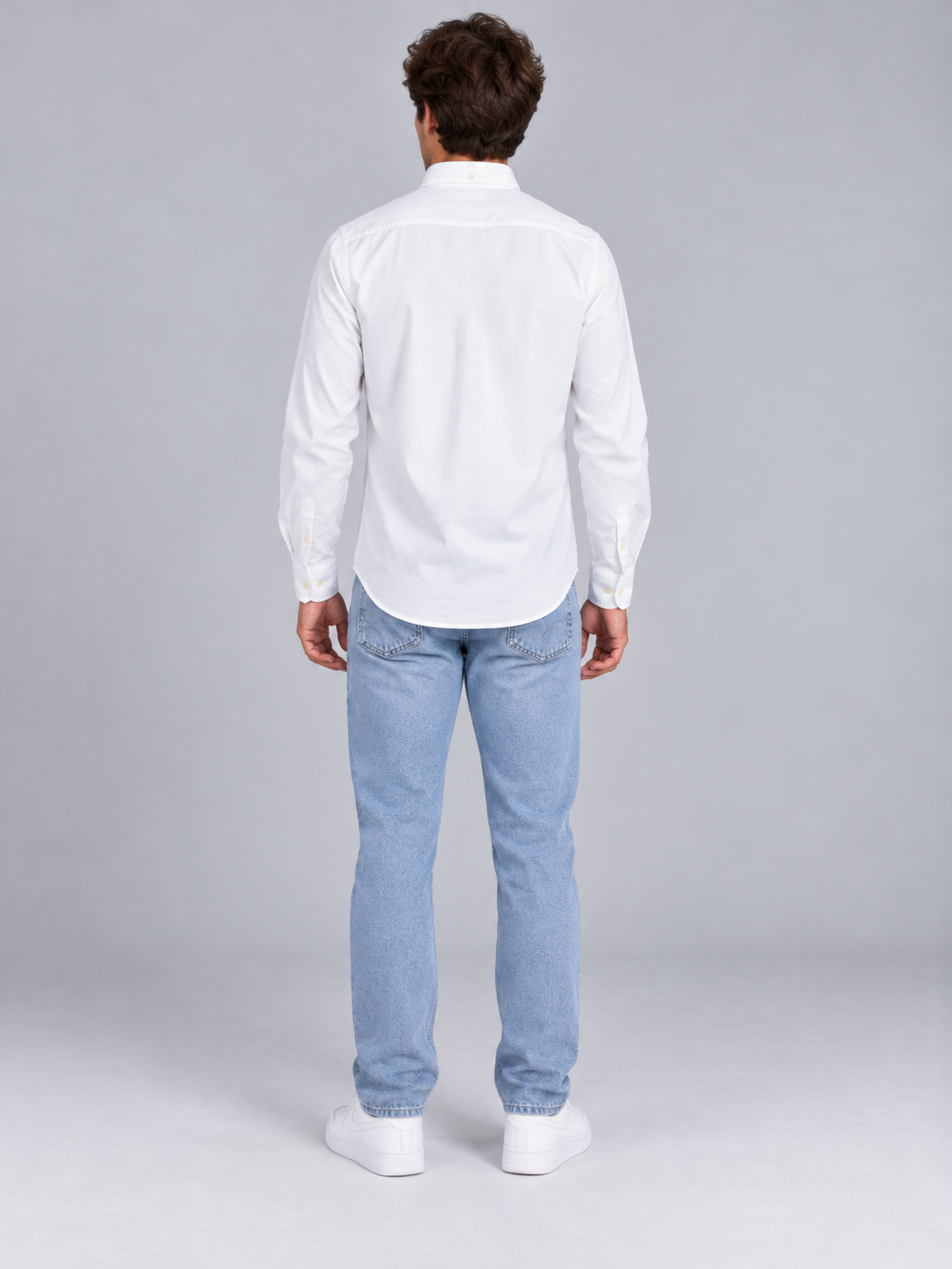Camisa Para Hombre Aero Guys Ls Woven Shirts Birch 9961
