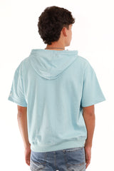 Buzo Para Hombre Aero Bc Fleece Cool Blue 9774