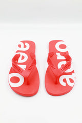 Sandalias Para Hombre Aero Guys Rubber Flip Flops True Red 7 Shoe 8275