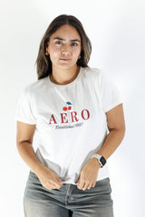 Camiseta Para Mujer Aero Graphic Level 1 Egret 6620