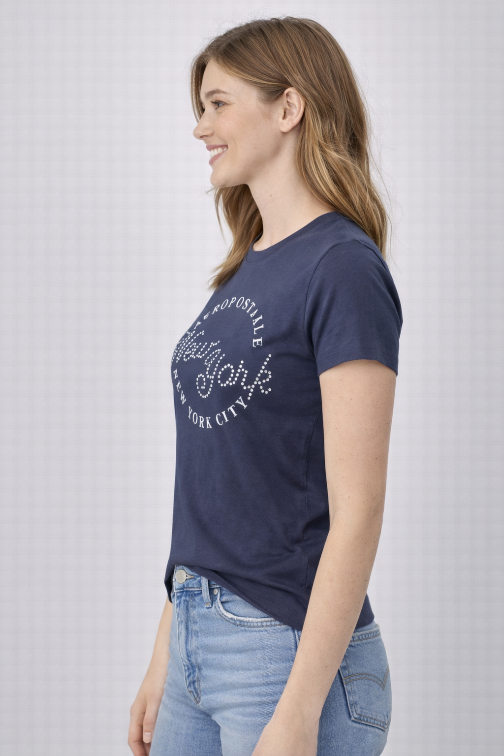 Camiseta para Mujer Aero Graphic Level 2 Cadet Navy 6783