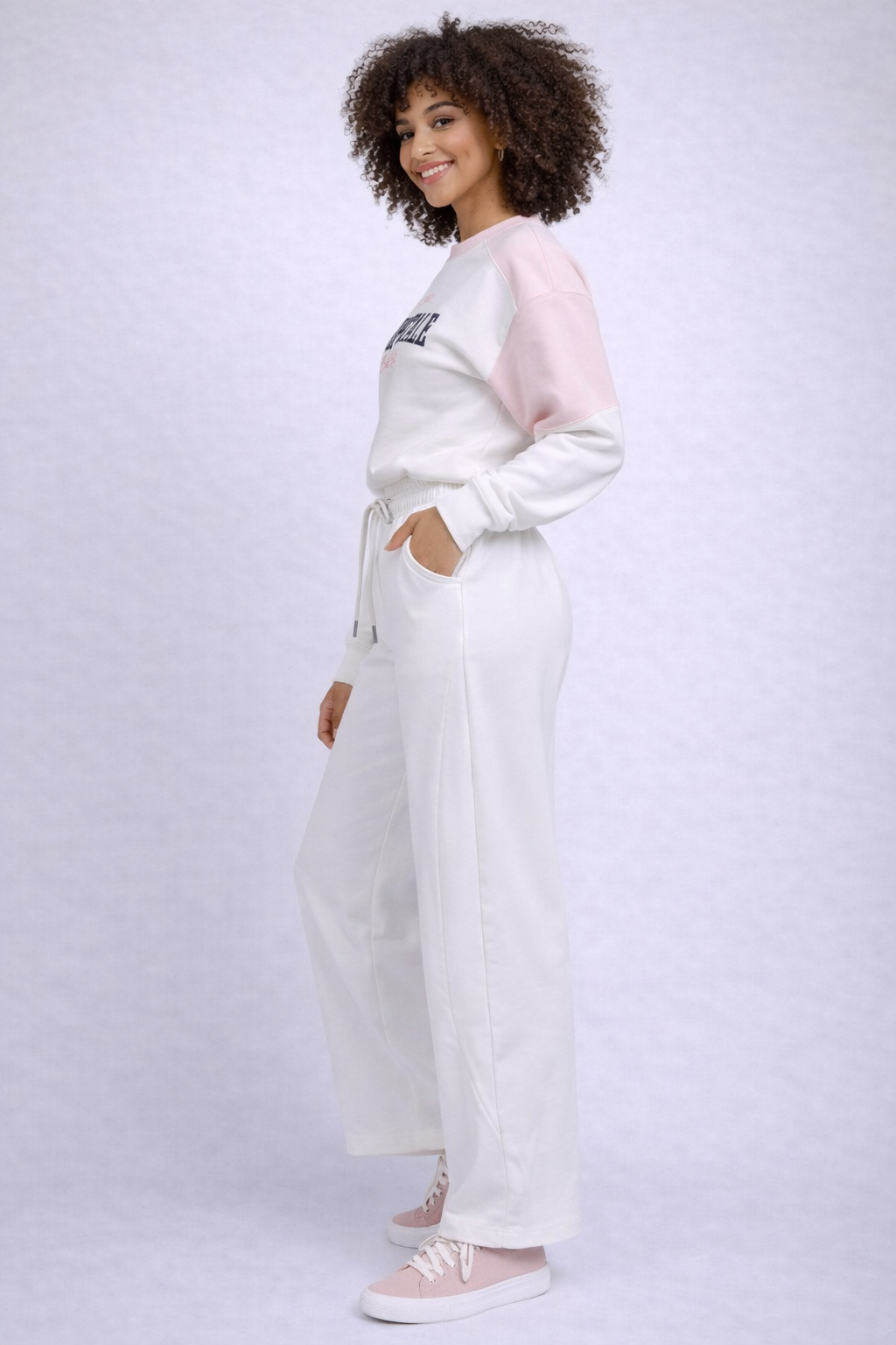 Jogger Para Mujer Aero Girls Knit Pants Other Birch Wide Leg 2298