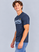Camiseta Para Hombre Aero Level 1 Graphic Teescadet Navy 9180