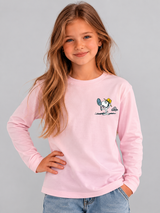Camiseta de manga larga Kids Aero G LS Level 2 Graphics Flamingo Pink PEANUTS291