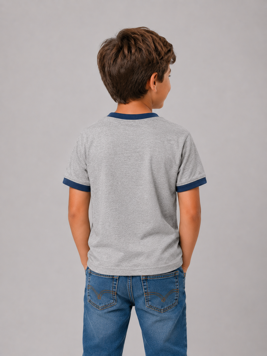 Camiseta con manga corta Kids Aero B Level 2 SS Light Heather Grey PEANUTS302