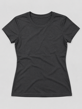 Camiseta Basica Para Mujer Girls Solid Ss Dark Black 4204