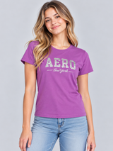 Camiseta Para Mujer Aero Graphic Level 2 Concord Grape 6856