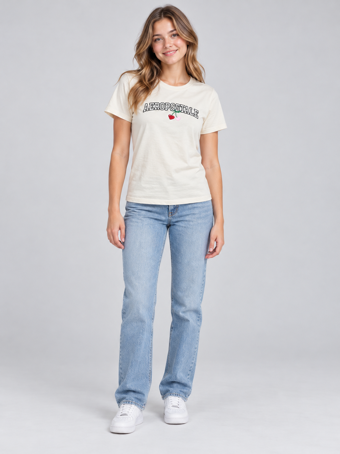 Camiseta Para Mujer Aero Graphic Level 2 Tofu 7057
