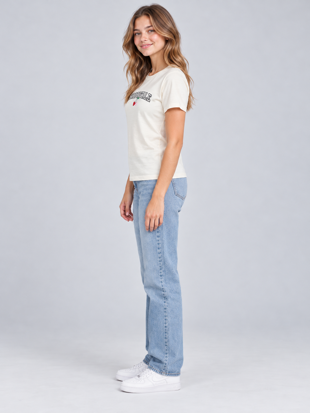 Camiseta Para Mujer Aero Graphic Level 2 Tofu 7057