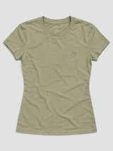 Camiseta Basica Para Mujer  Aero Grils Solid Ss Surf Spray 4204