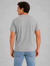 Camiseta Para Hombre Aero Guys SS Tees Light Heather Grey 4240