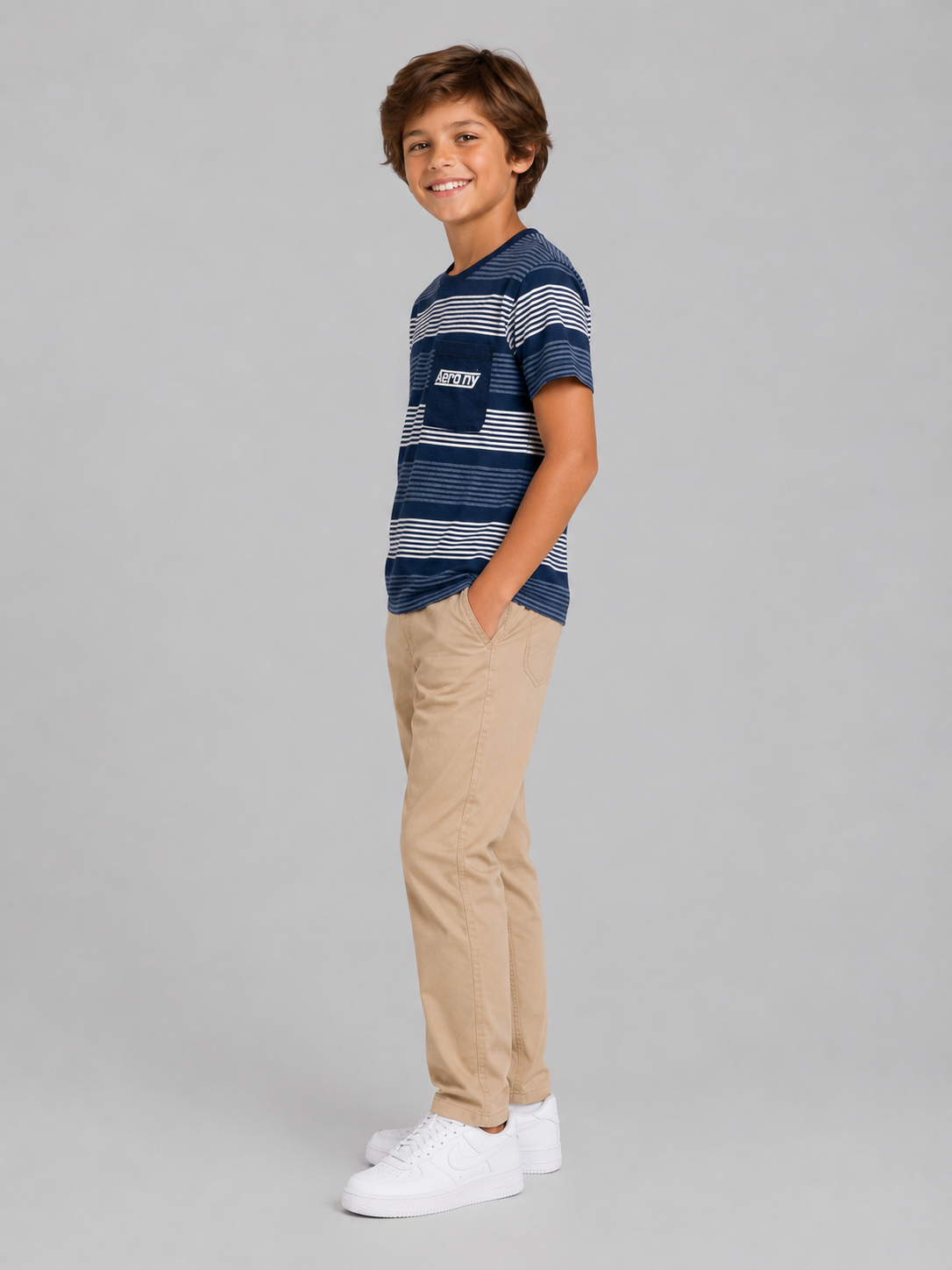 Camiseta de manga corta Kids Aero Kids B Level 2 SS Cadet Navy 2149