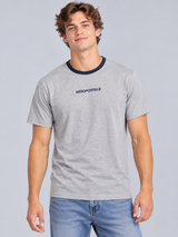 Camiseta Para Hombre Aero Level 2 Graphic Tees Light Heather 4157