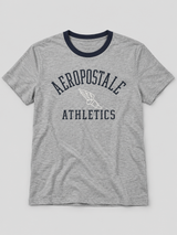 Camiseta Para Hombre Aero Level 2 Graphic Tees Light Heather Grey 5604