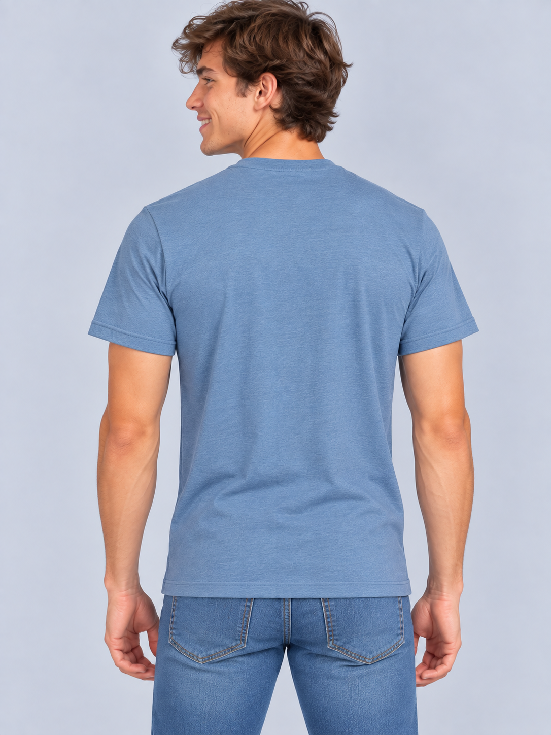 Camiseta Básica Para Hombre Aero Guys Tees Celestial 4240
