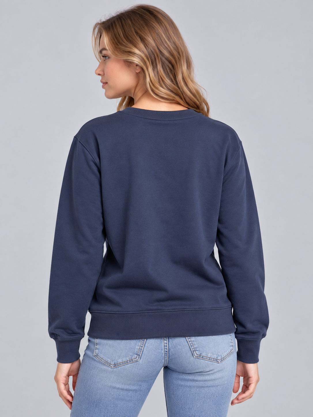 Buzo Para Mujer Aero Girls Fleece Crew Cadet Navy 4176