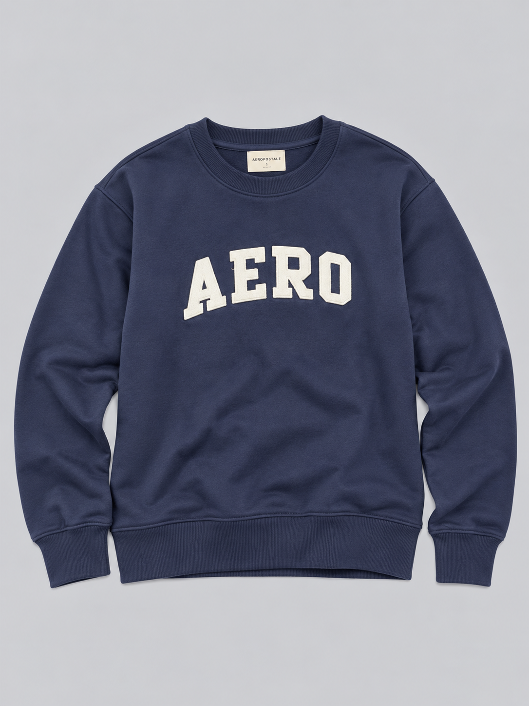 Buzo Para Mujer Aero Girls Fleece Crew Cadet Navy 4176