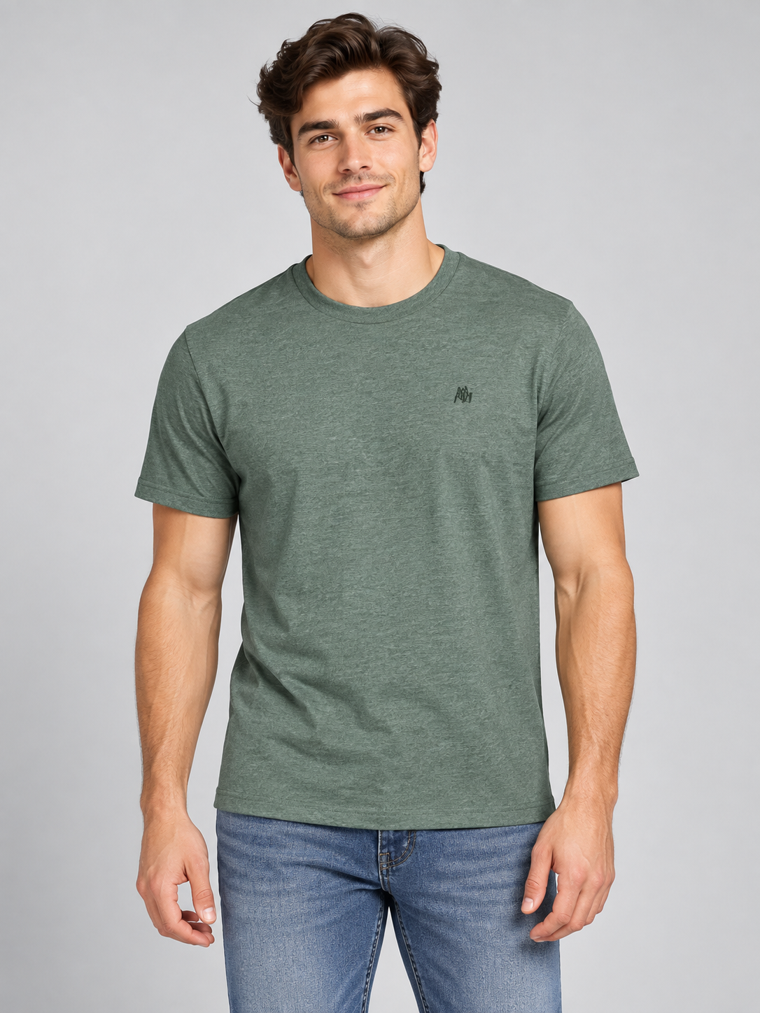 Camiseta Básica Para Hombre Aero Guys Ss Tees Green Gables 4240