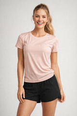 Camiseta para Mujer Aero Active SS Tees Primrose Pink UPF50 1047 (Protección Uv y Secado rápido)