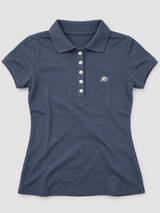Camiseta Polo Para Mujer Aero Solid Polo Cadet Navy  4164