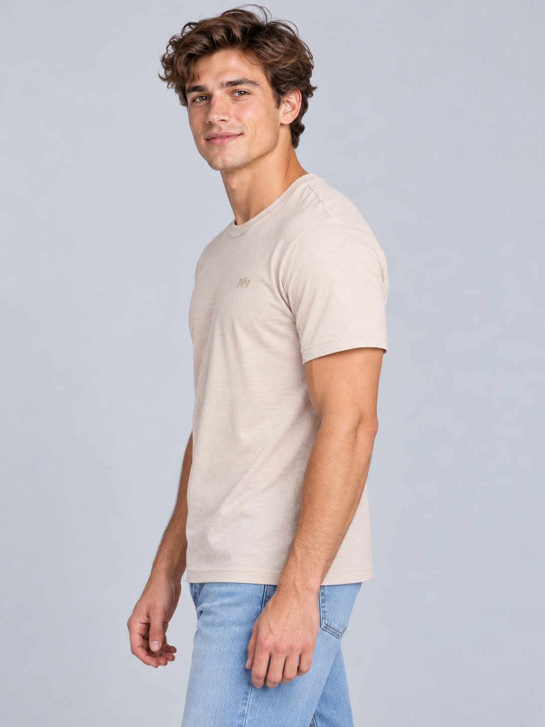Camiseta Básica Para Hombre Aero Guys Ss Tees Primrose Pink 4240