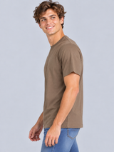 Camiseta Básica Para Hombre Aero Bc Ss Knits Hot Chocolate 5961