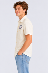 Camisa Para Hombre Aero Guys SS Woven SHirts Bleach 5902