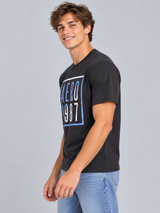 Camiseta Para Hombre  Aero Level 1 Graphic Tees Dark Black  2169