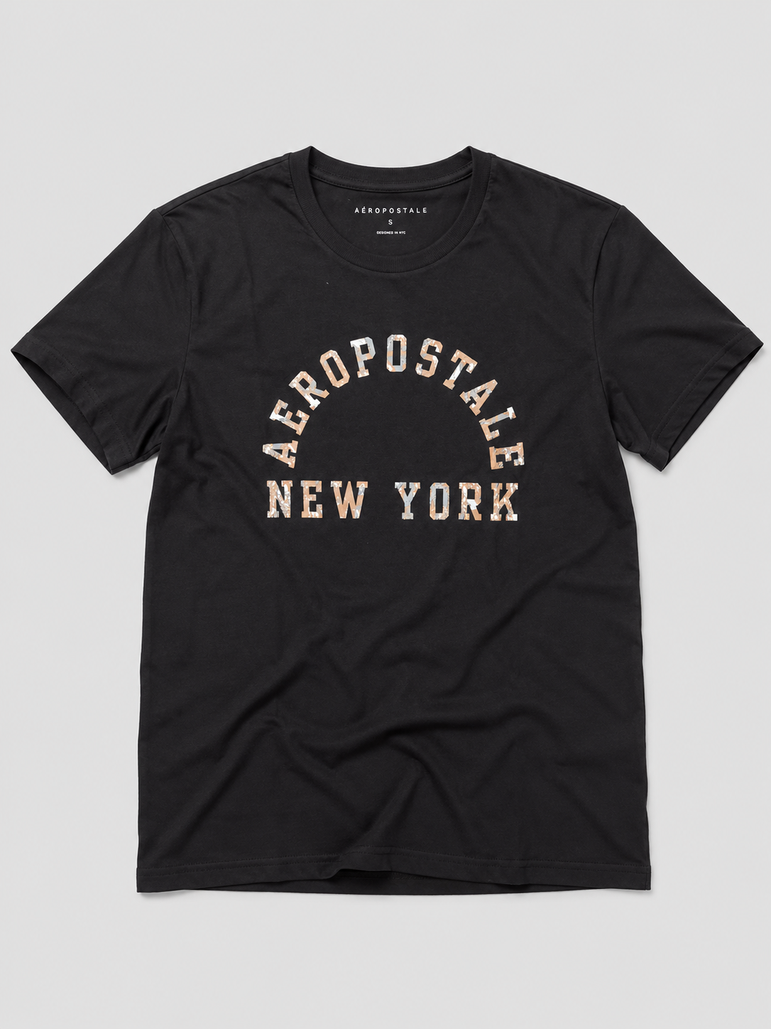 Camiseta Para Hombre Aero Level 1 Graphic Tees Dark Black 6212