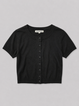 Buzo Para Mujer Aero Girls Pattern SS Dark Black 4135