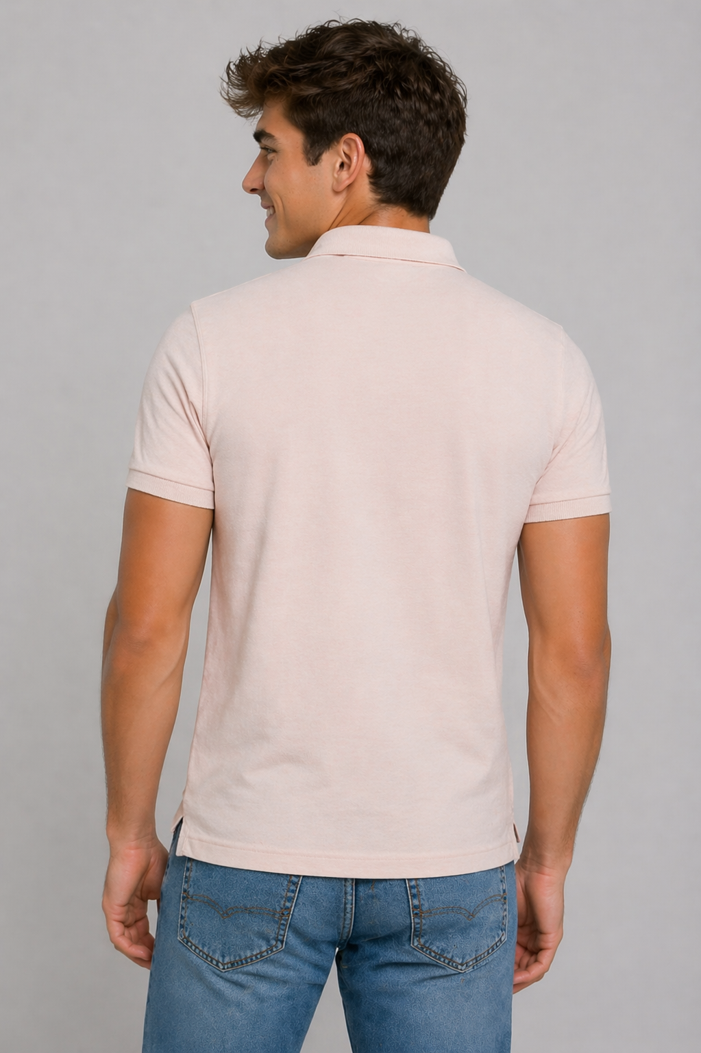 Camiseta Polo Aero Guys SS Solid Polo Primrose Pink 7907
